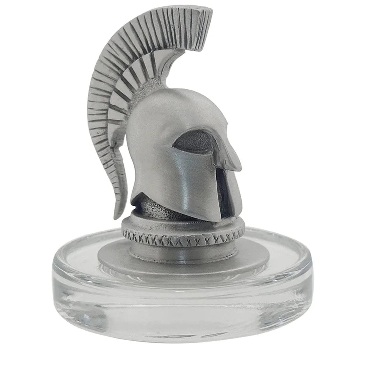 Michigan State University Heritage Decanter with 3D Top Sparty Helmet and 2 Glasses with Chest Box