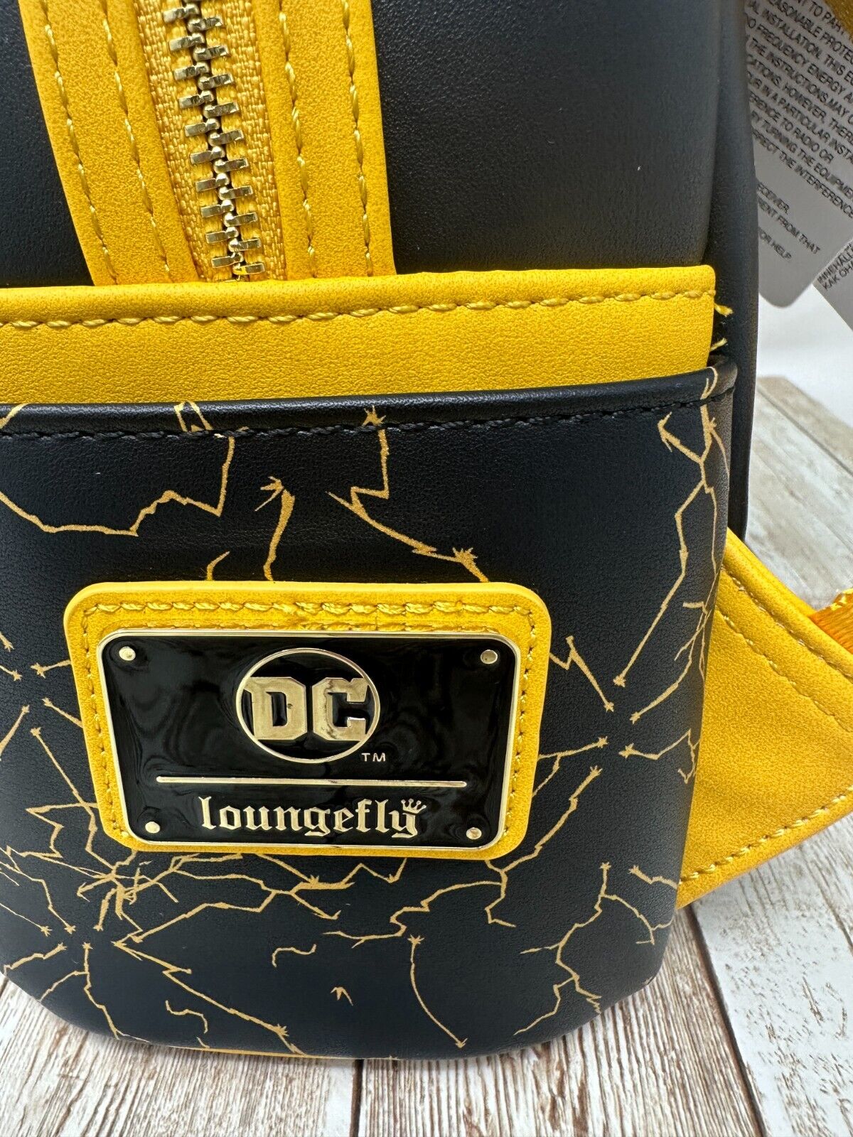 Loungefly DC Comics Black Adam Light Up Cosplay Mini Backpack