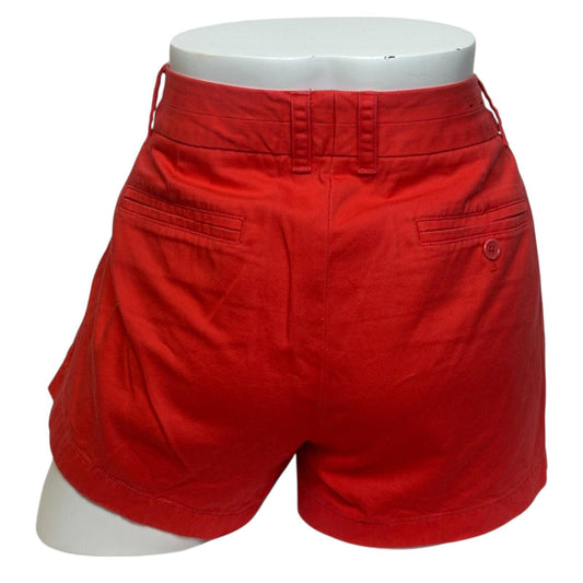 J. Crew Red Chino Shorts Size 12 Preppy