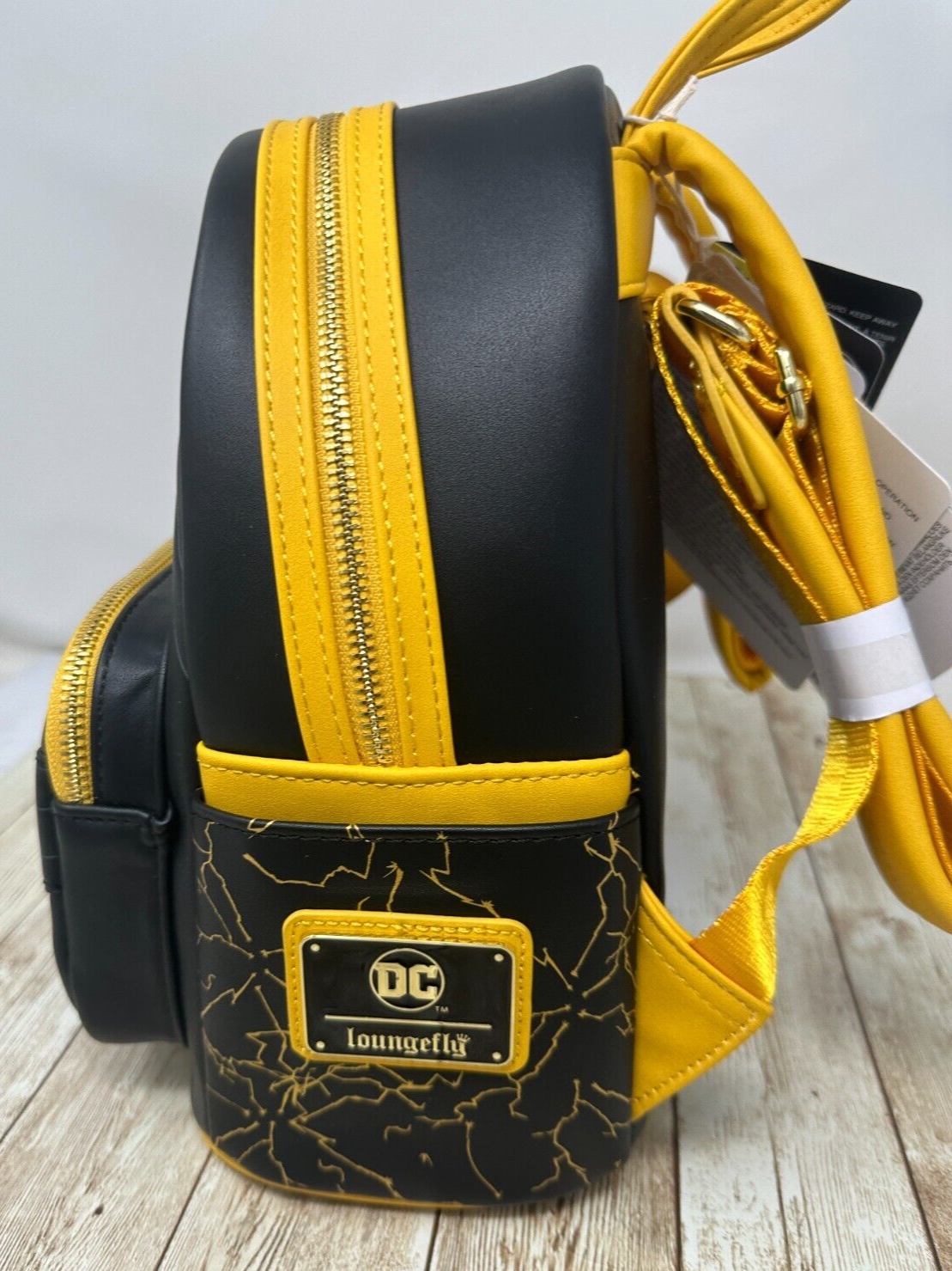 Loungefly DC Comics Black Adam Light Up Cosplay Mini Backpack