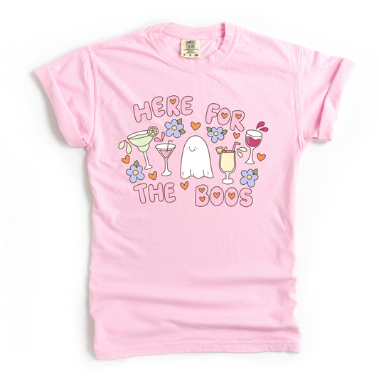 Here for the Boos Oversized Adult Tee