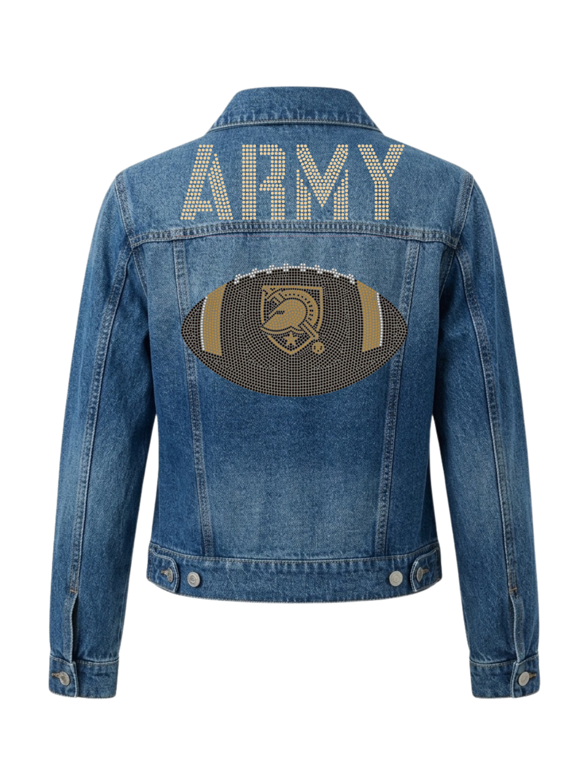 Army West Point Army Football Blue Denim Jacket