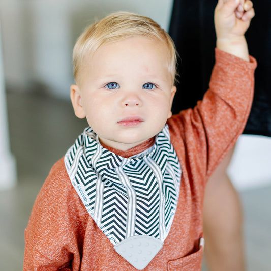 Banda Bib with Teether Attached - Various Colors