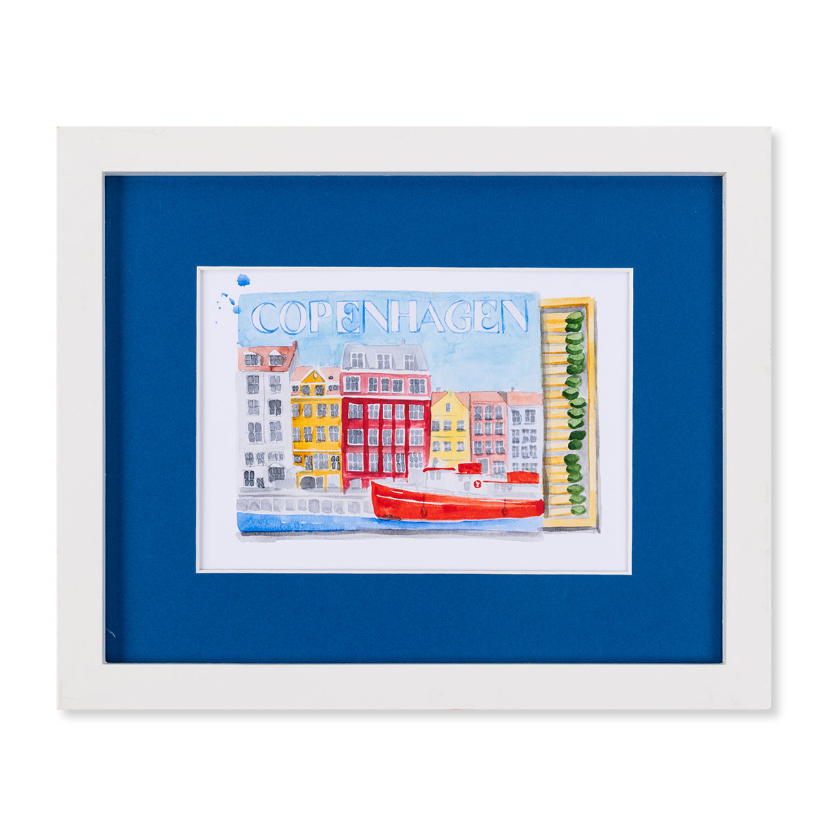 Copenhagen Matchbook Art Print