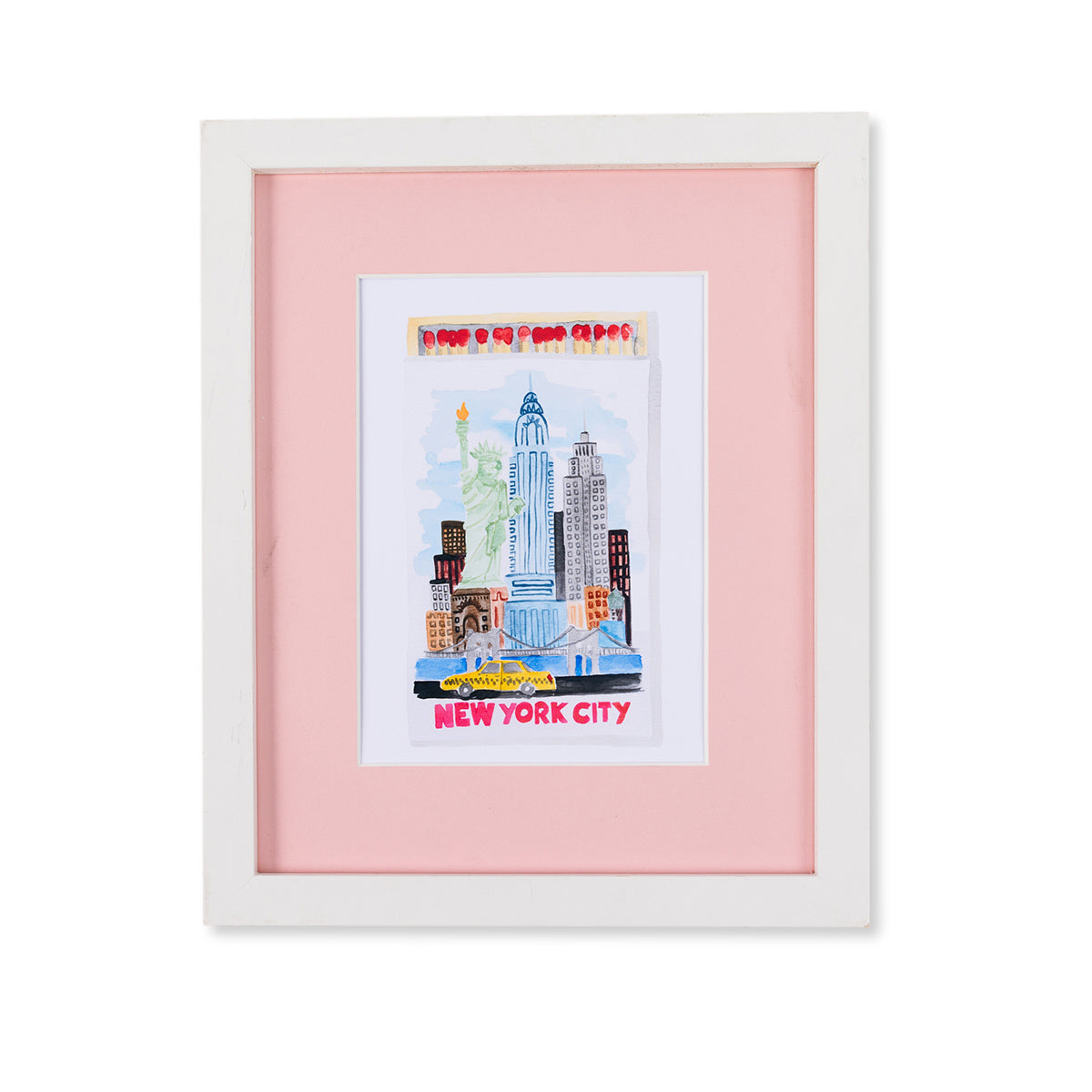 New York City Matchbook Art Print