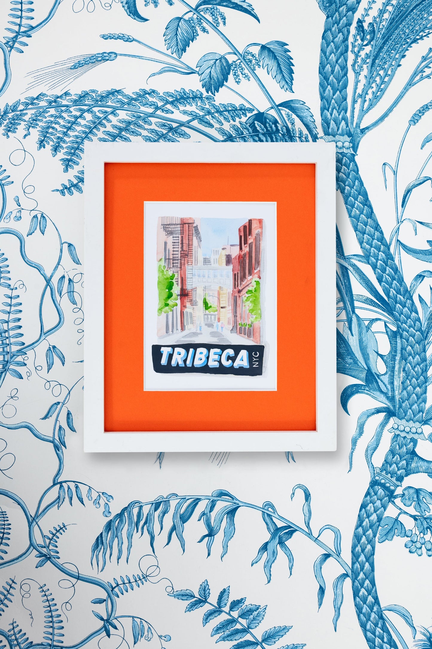 Tribeca NYC Matchbook Art Print