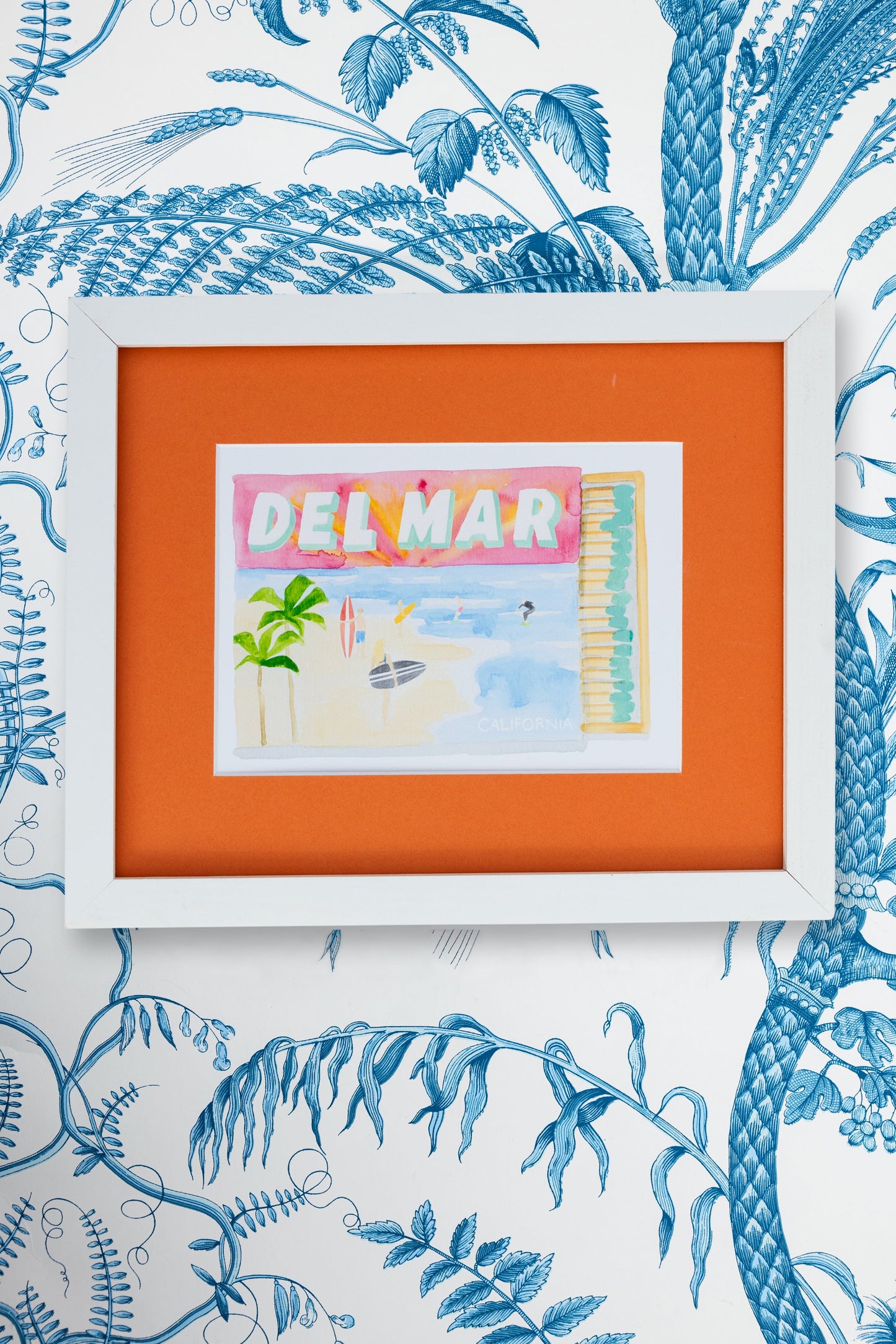 Del Mar Matchbook Art Print