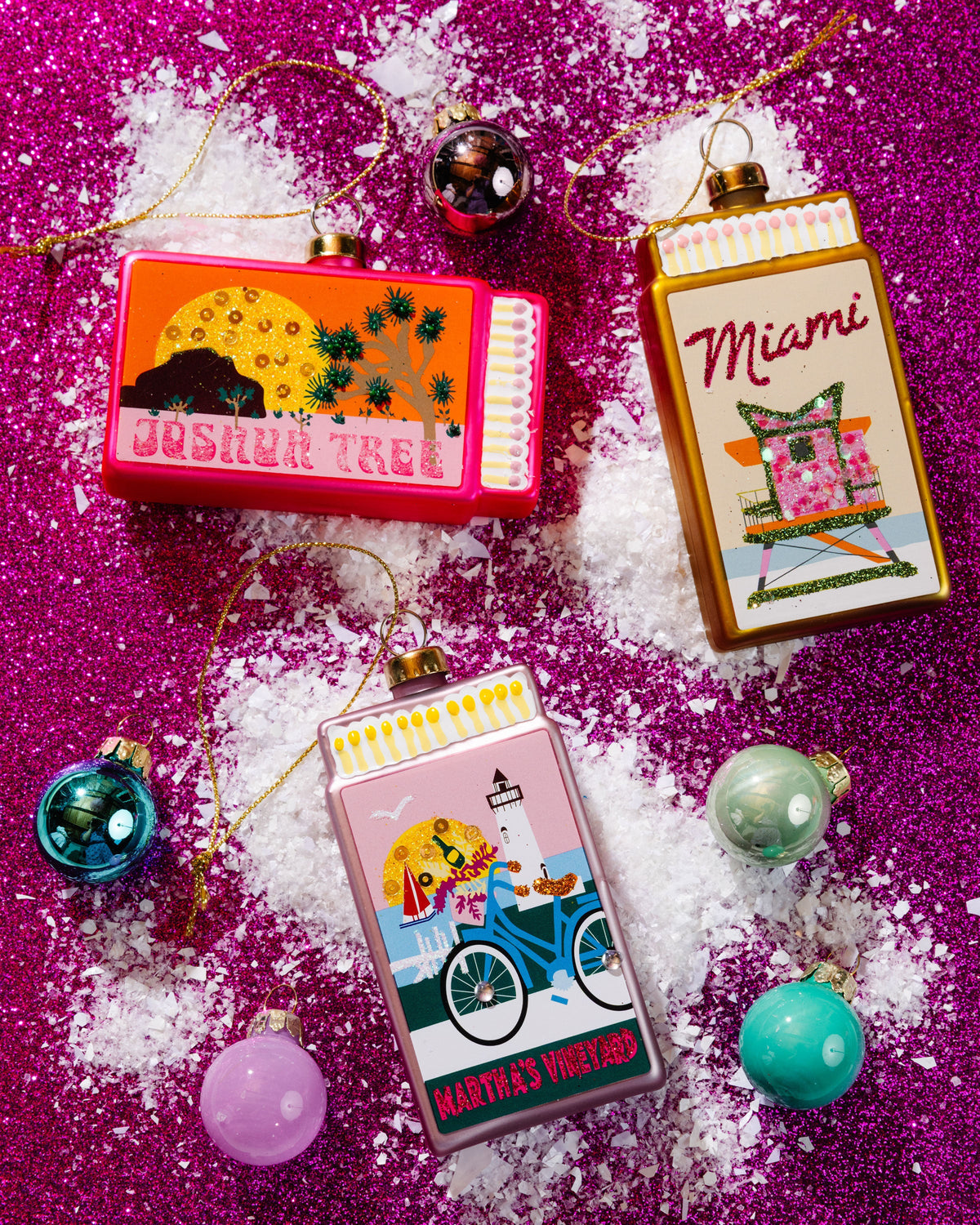 Matchbook Ornament - Miami