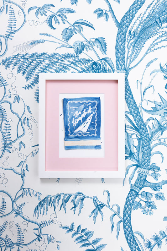 The Hamptons Matchbook Art Print