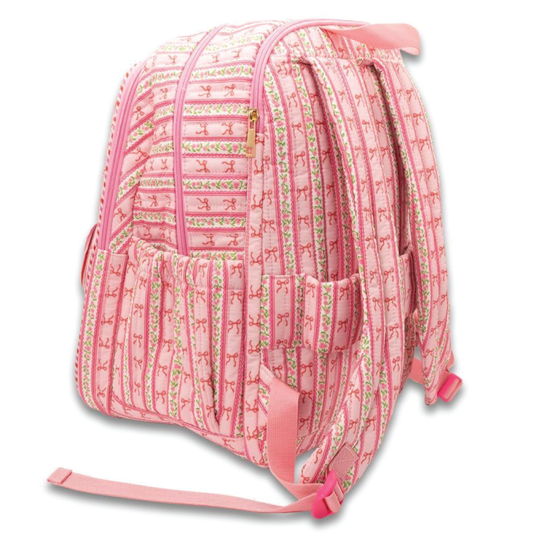 Simply Southern® Quilted Backpack: Pink