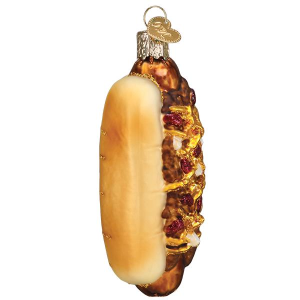 Chili Cheese Dog Ornament