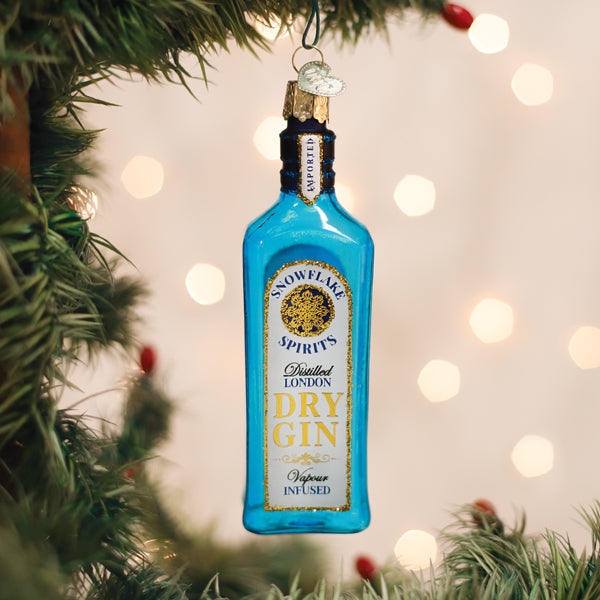 Gin Bottle Ornament