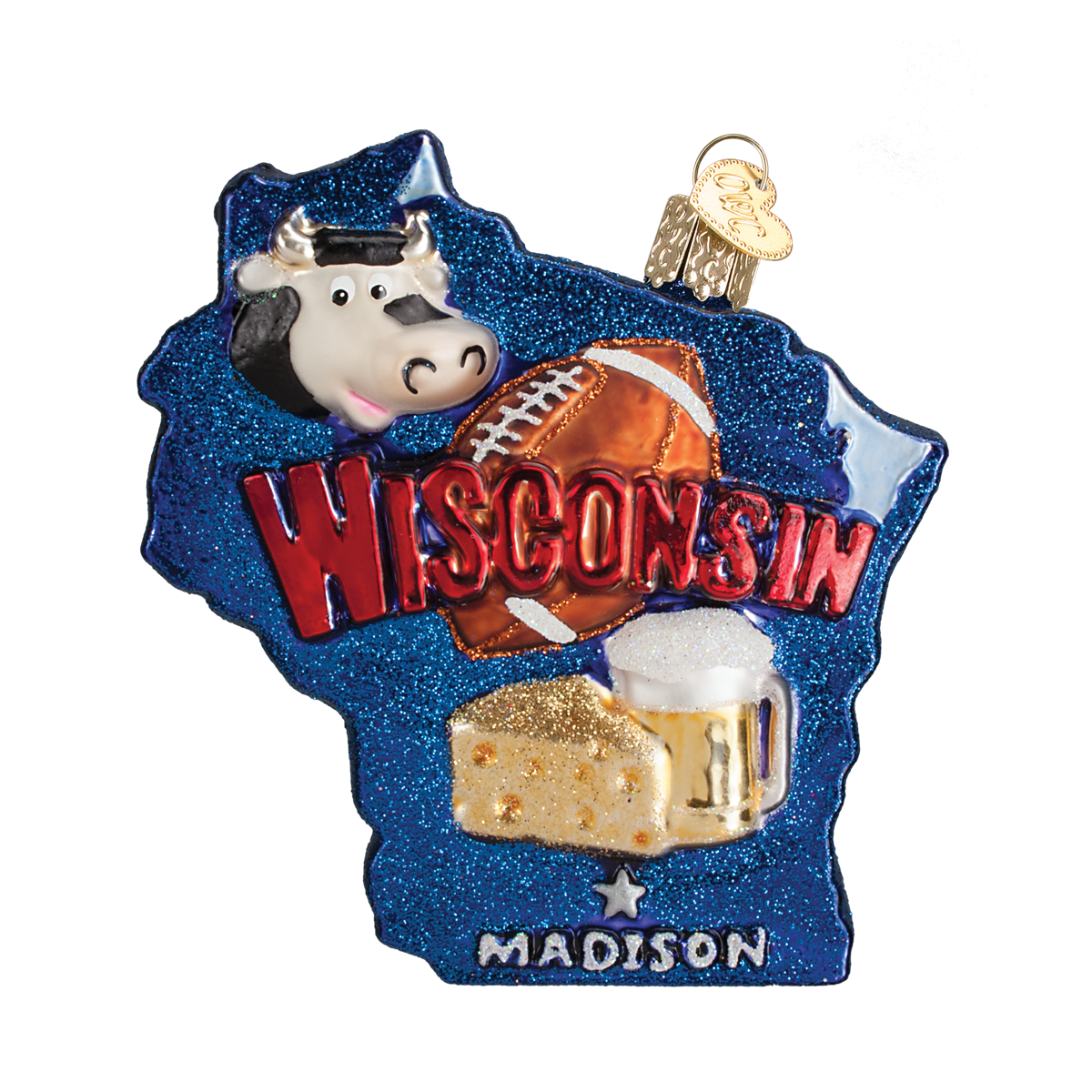 State Of Wisconsin Ornament