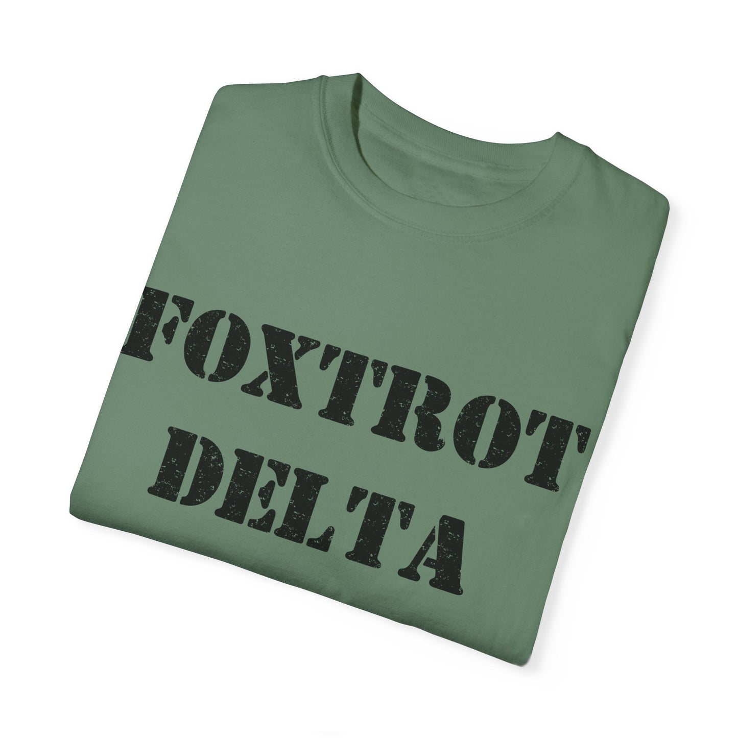 Foxtrot Delta Tango Defend Democracy Resist Protest Comfort Colors T-shirt
