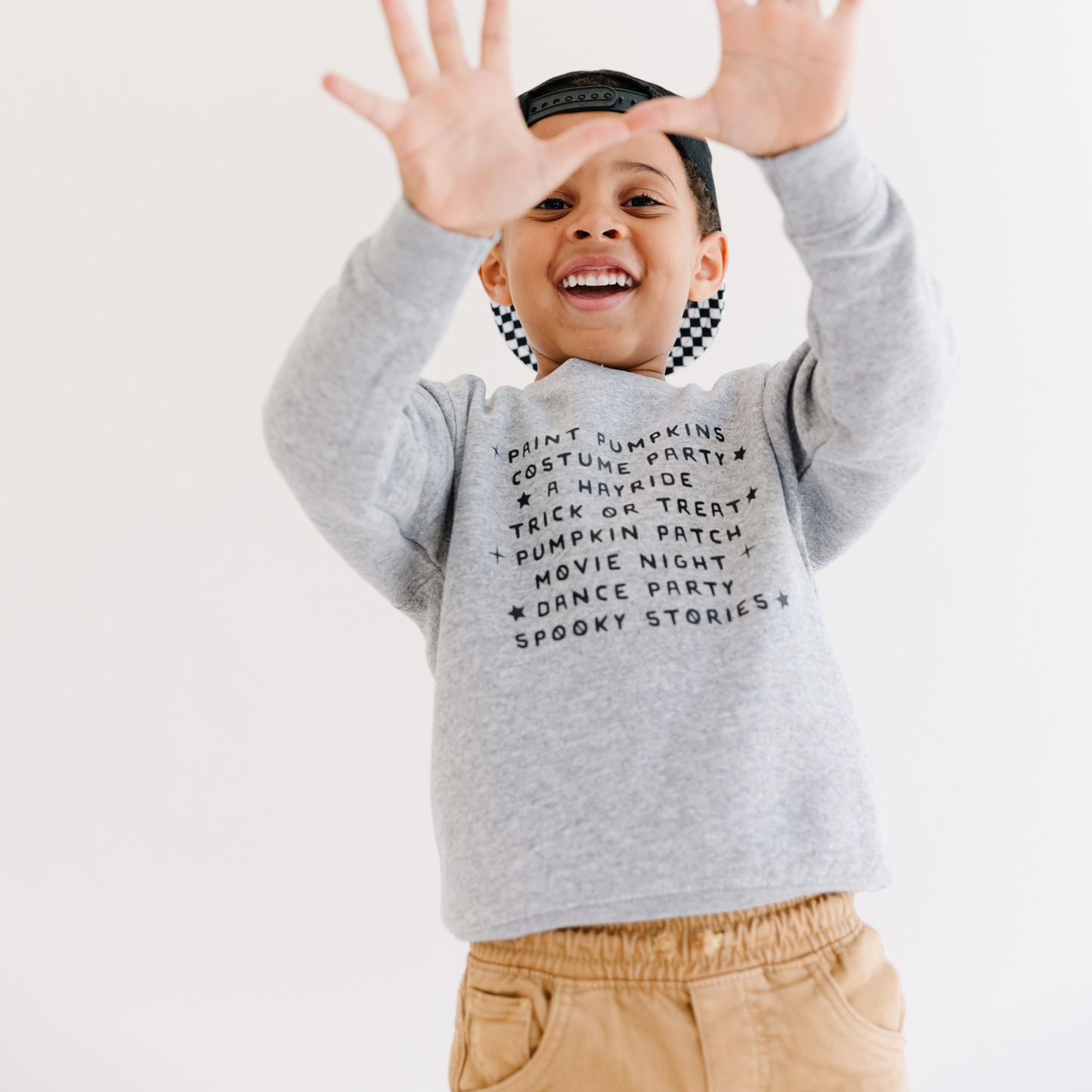 Paint Pumpkin and Spooky Stories Sweatshirt