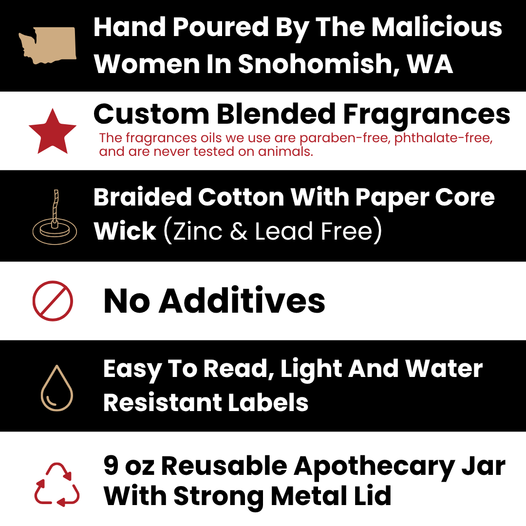 STFU I'm Reading | Scent: Sugared Pine | 9oz Funny Candle | Malicious Women Co