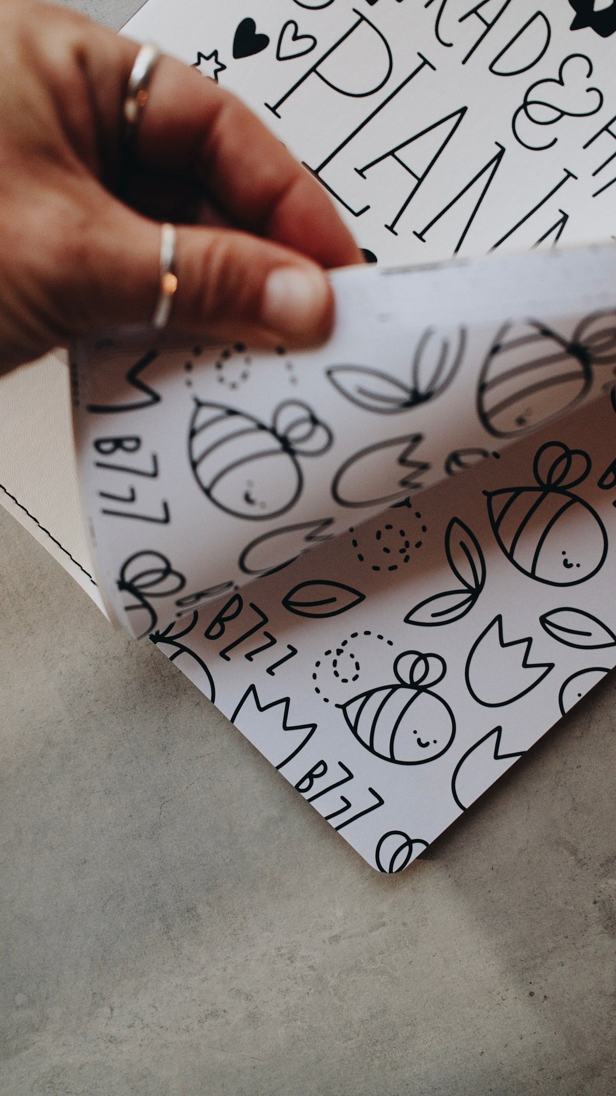 Undated 5x8 Planner - Doodle Edition