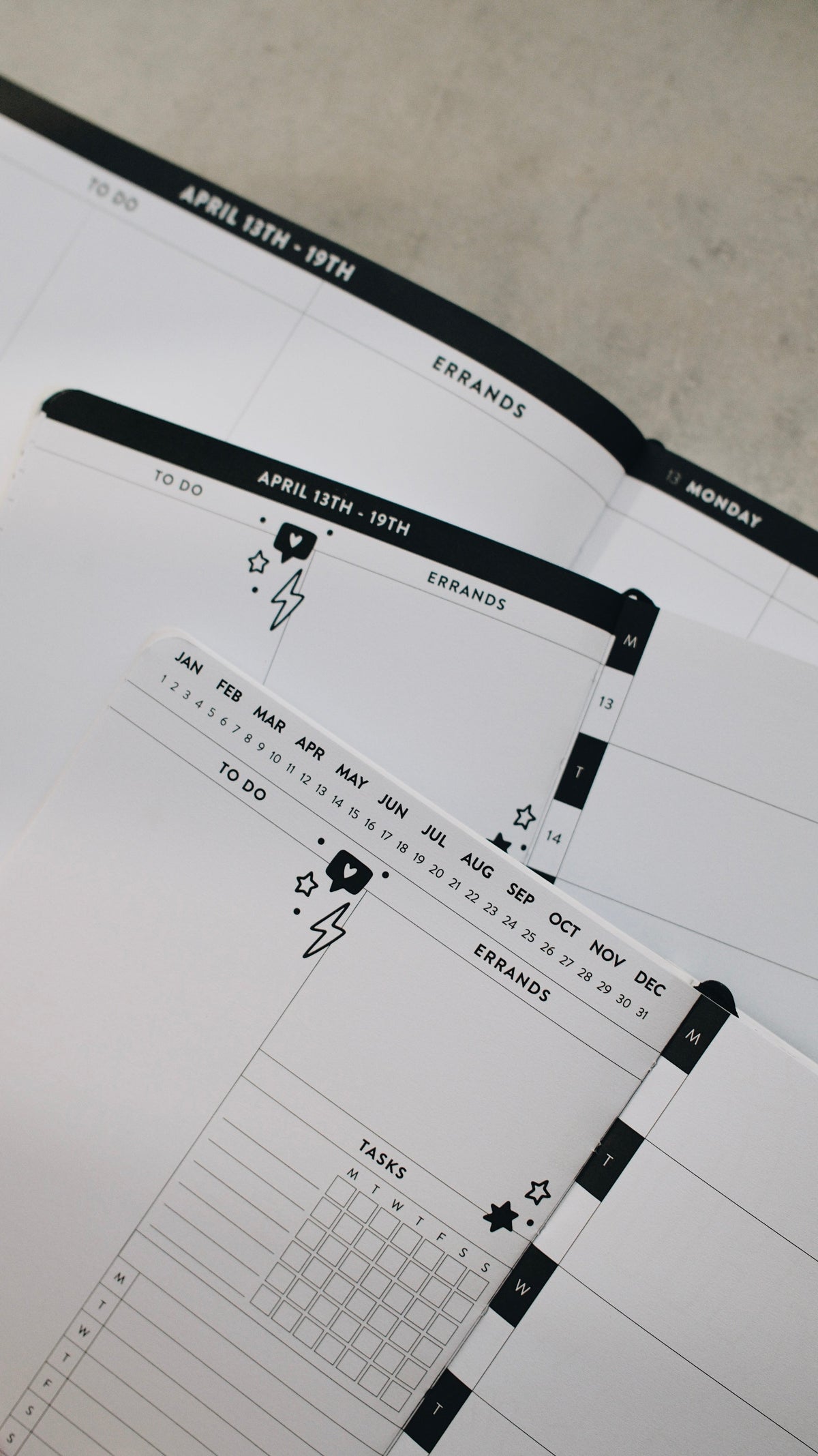 Undated 5x8 Planner - Doodle Edition