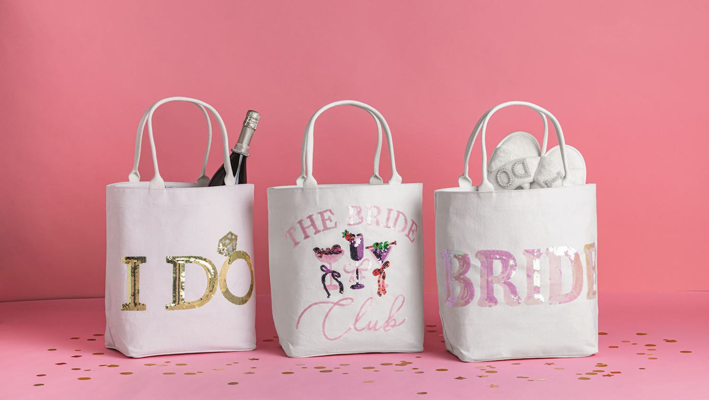 White Bride Sparkle Tote