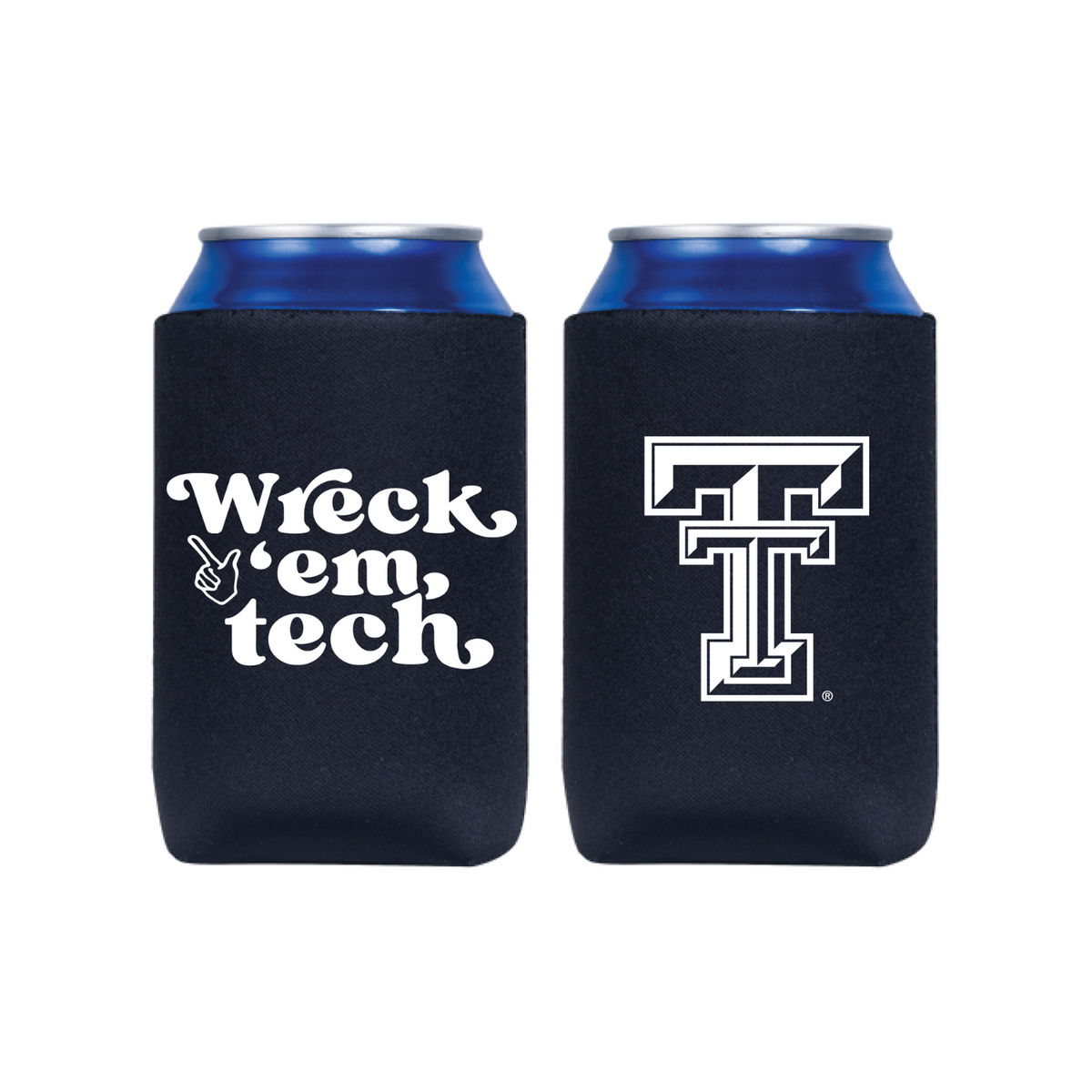 Texas Tech University - Can Koozie, Black