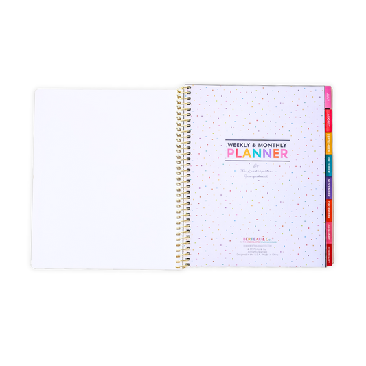 Gimme Multicolor Stripes - WEEKLY Everyone™ Planner by BERTEAU & Co.