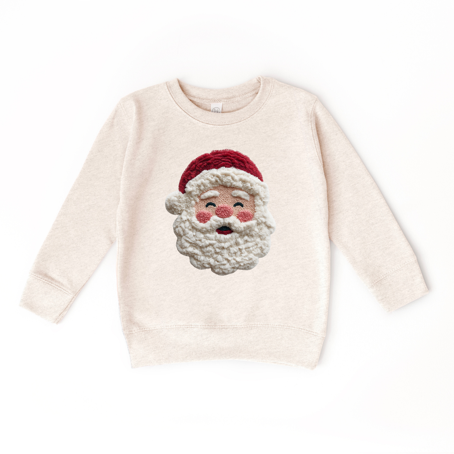 Faux Yarn Santa Claus Sweatshirt