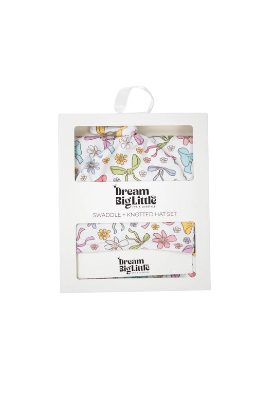 BOW GARDEN DREAM SWADDLE & BEANIE