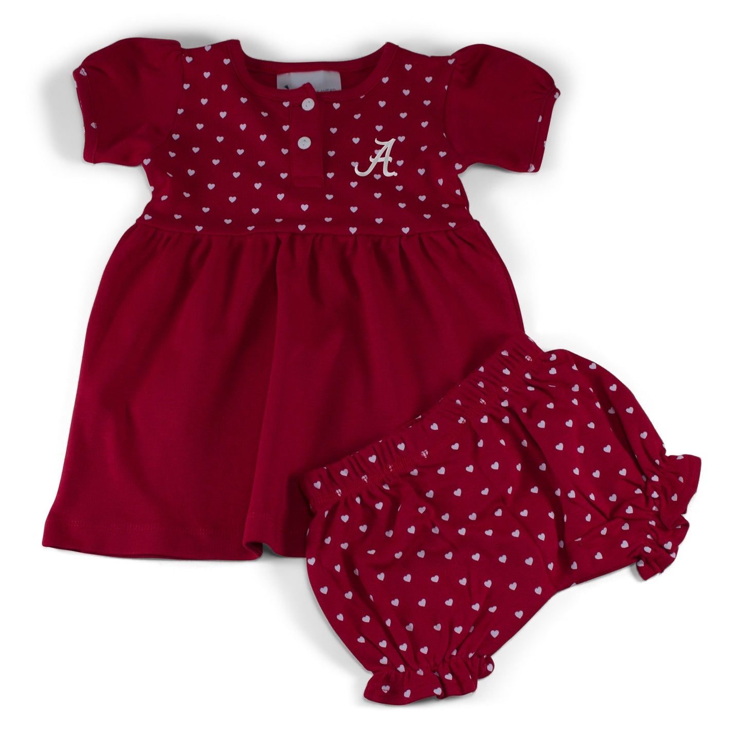 Alabama Girl's Heart Dress with Bloomers