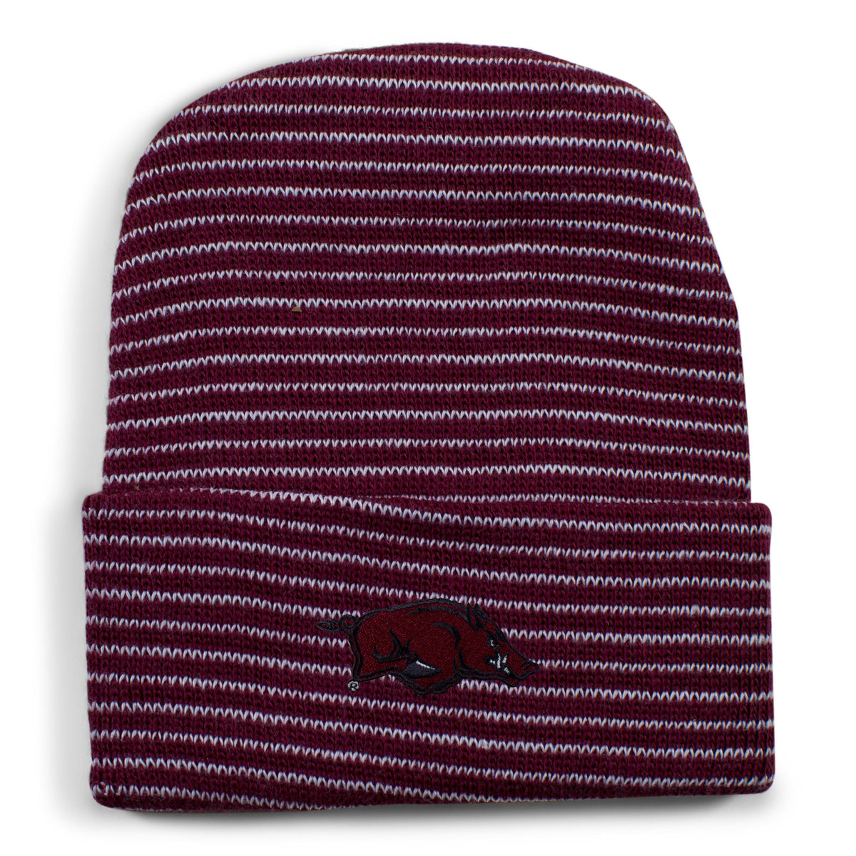 Arkansas Stripe Knit Cap