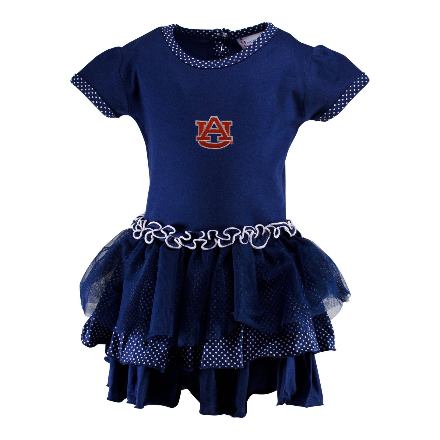 Auburn Pin Dot Tutu Dress