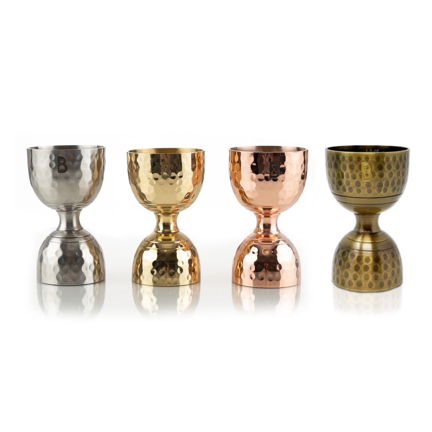 Hammered Bell Jiggers