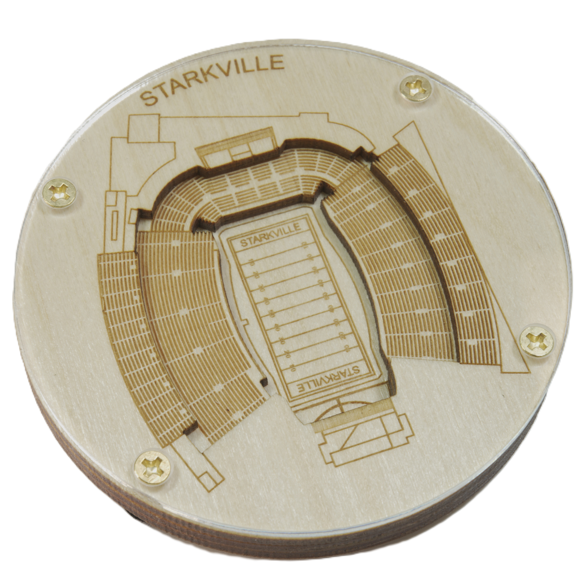 Starkville, Mississippi Coaster Art (Davis Wade Stadium)