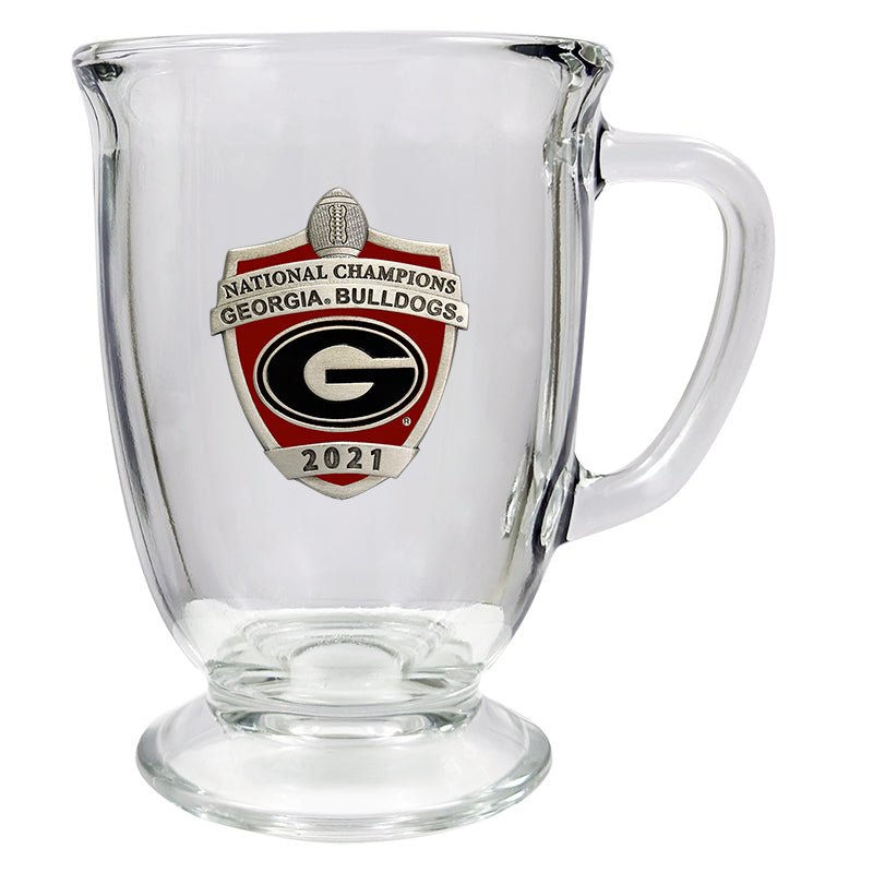 Georgia Bulldogs National Champions 2021 Shield Logo Coffee Mug