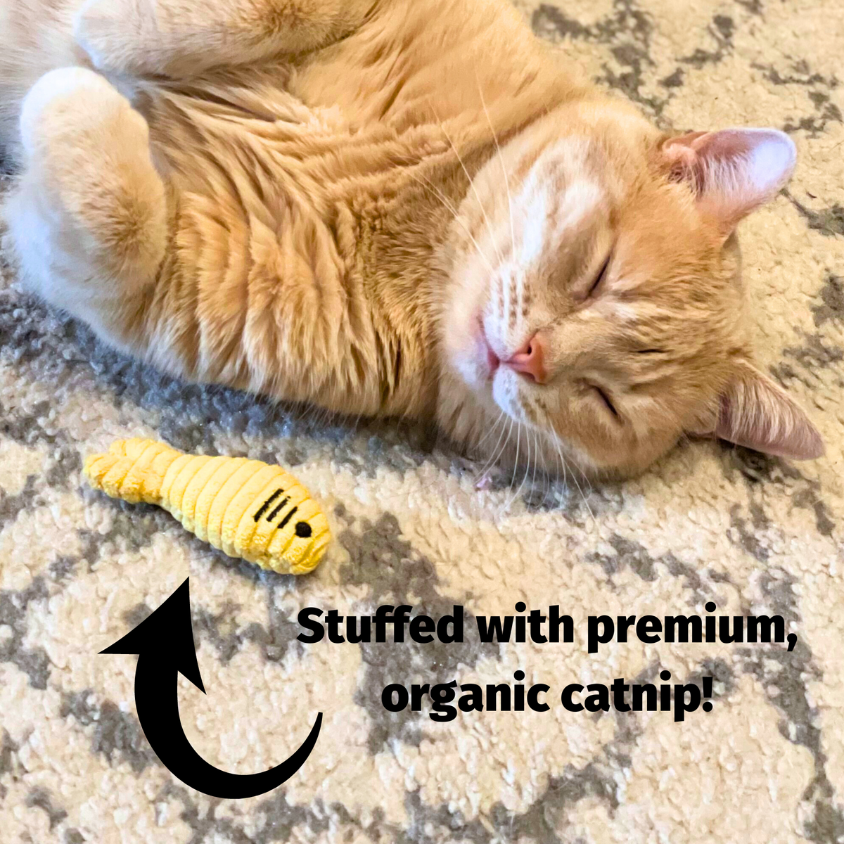 HuggleKatsÂŽ Jellie Fish Cat Toys, 3 Pack