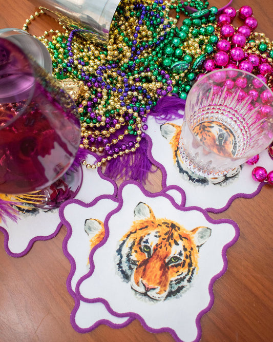 Tiger Cocktail Squares