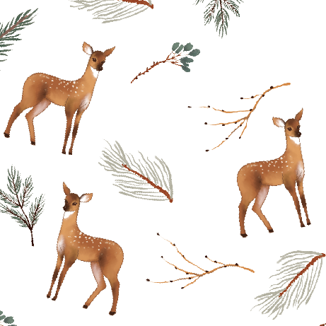 Deer Swaddle Blanket
