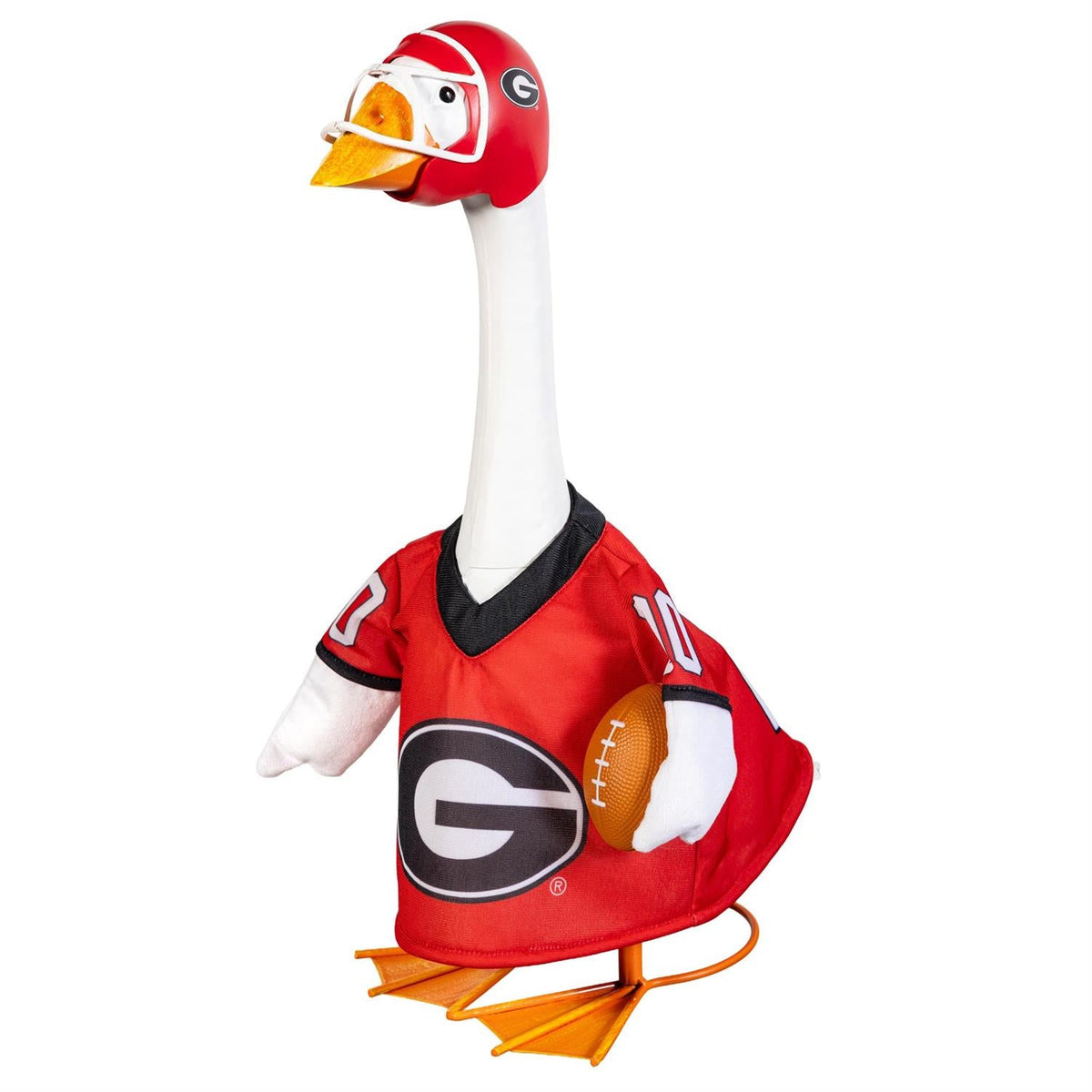 Georgia Bulldogs Football Porch Goose Outfit for 21 Inch Goose