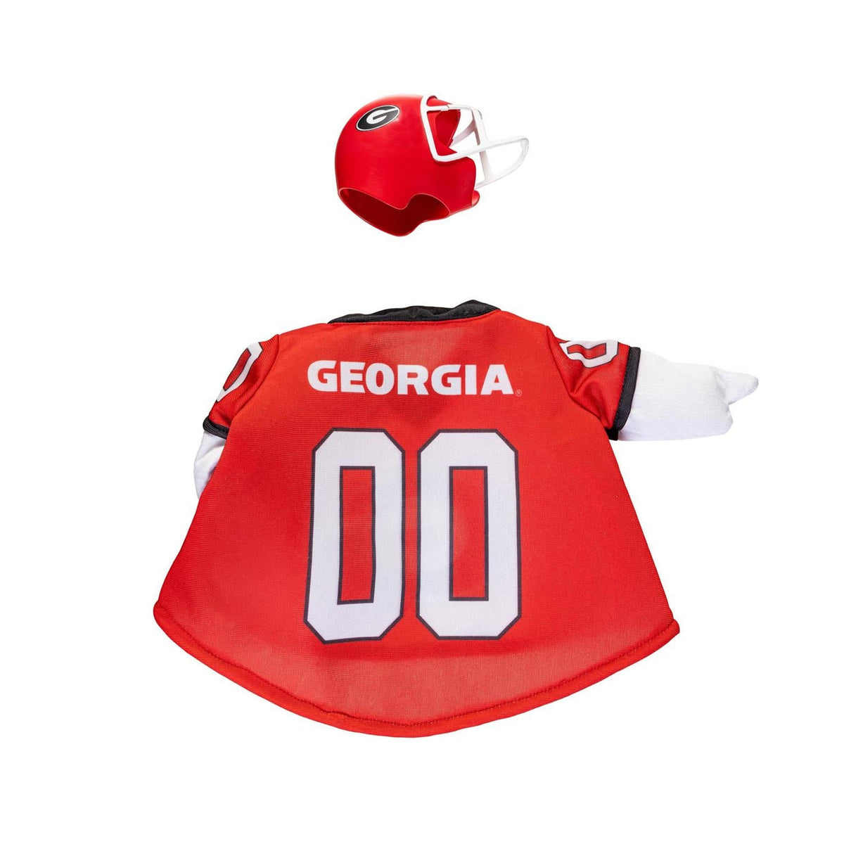 Georgia Bulldogs Football Porch Goose Outfit for 21 Inch Goose