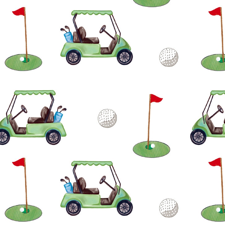 Golf A Round Swaddle Blanket