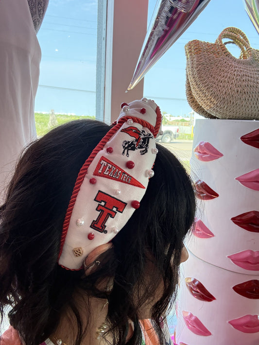 BRIANNA CANNON -
Texas Tech College Vault Rope Headband
