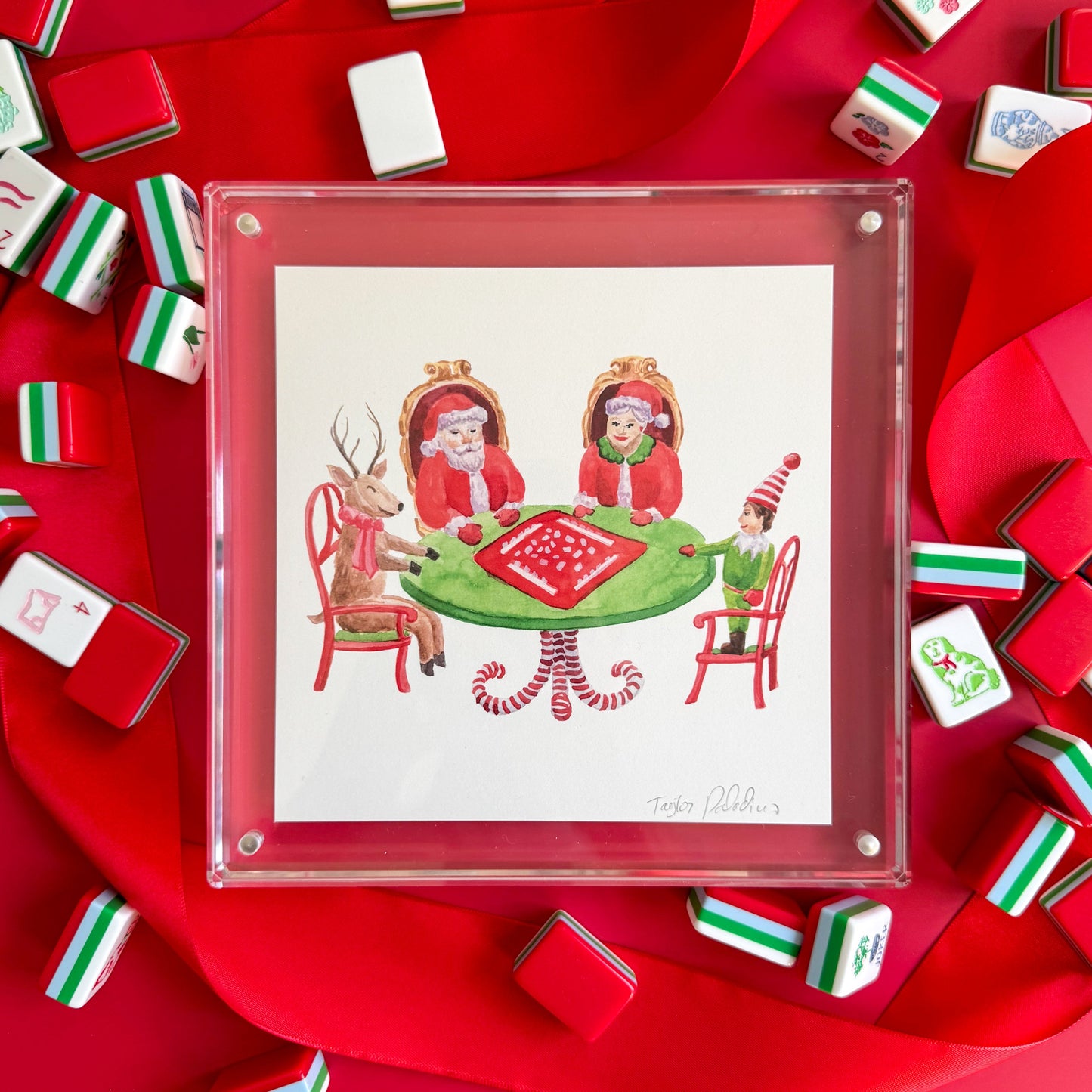 Rockin' Around The Mahjong Table Print