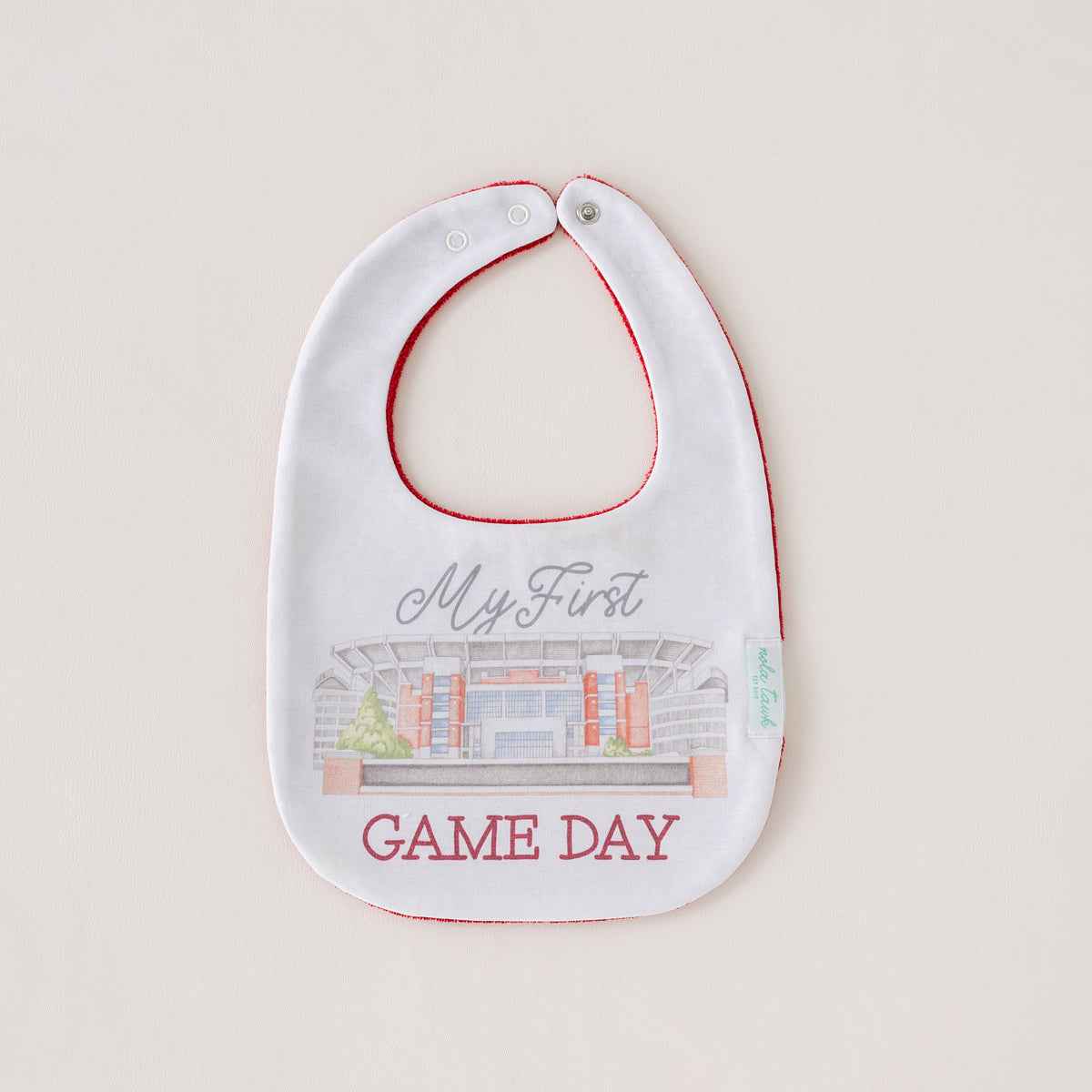 My First Game Day - Alabama Organic Cotton Baby Bib