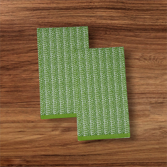 Decoupage Napkins Spring Green Leaf Green White Guest Paper Crafts