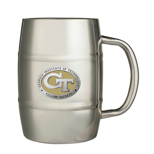 Georgia Tech Yellow Jackets GT Logo Keg Mug