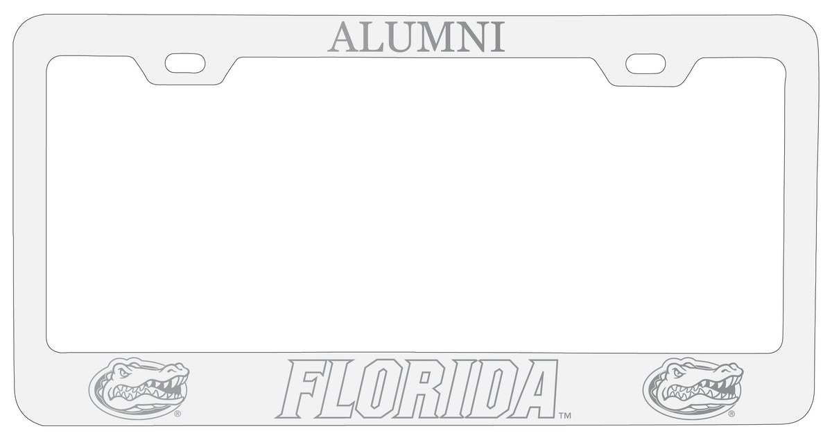 Florida Gators Alumni Engraved Metal License Plate Frame