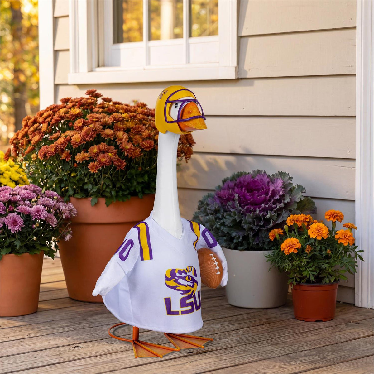 LSU Tigers Football Goose Outfit for 21 Inch Goose