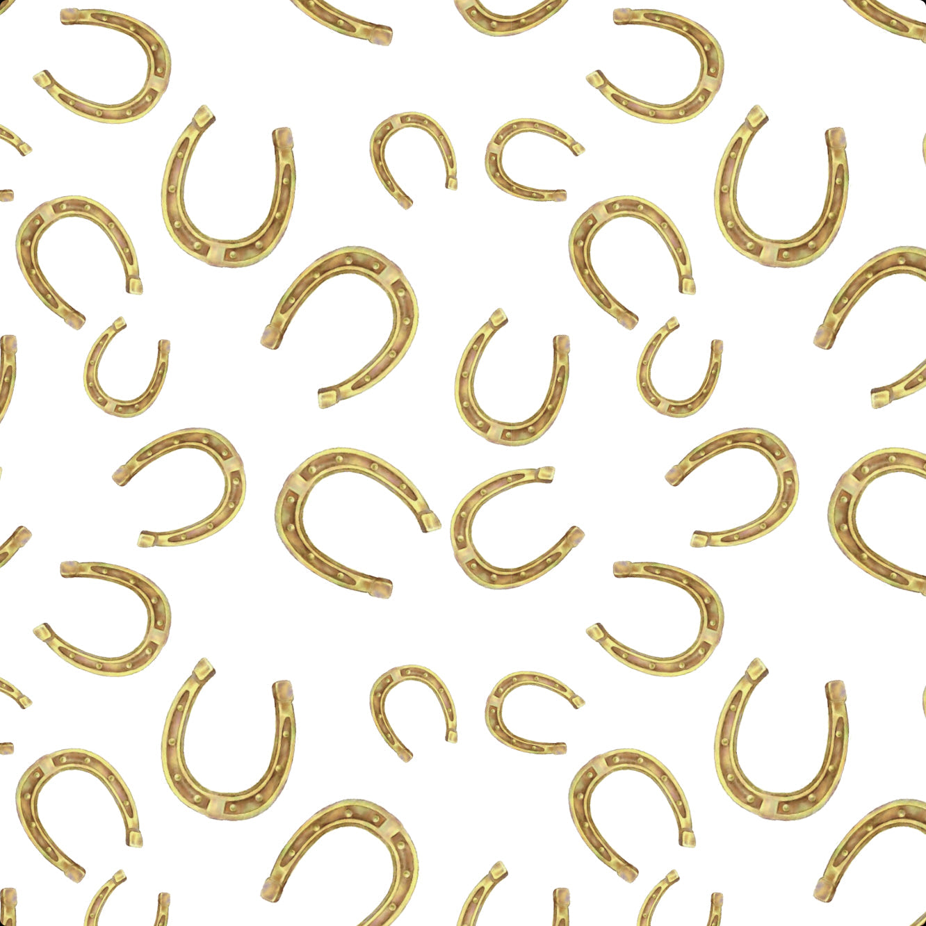 Lucky Horseshoe Swaddle Blanket