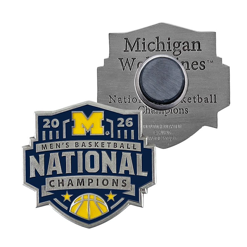 2026 Michigan Basketball Championship Magnet