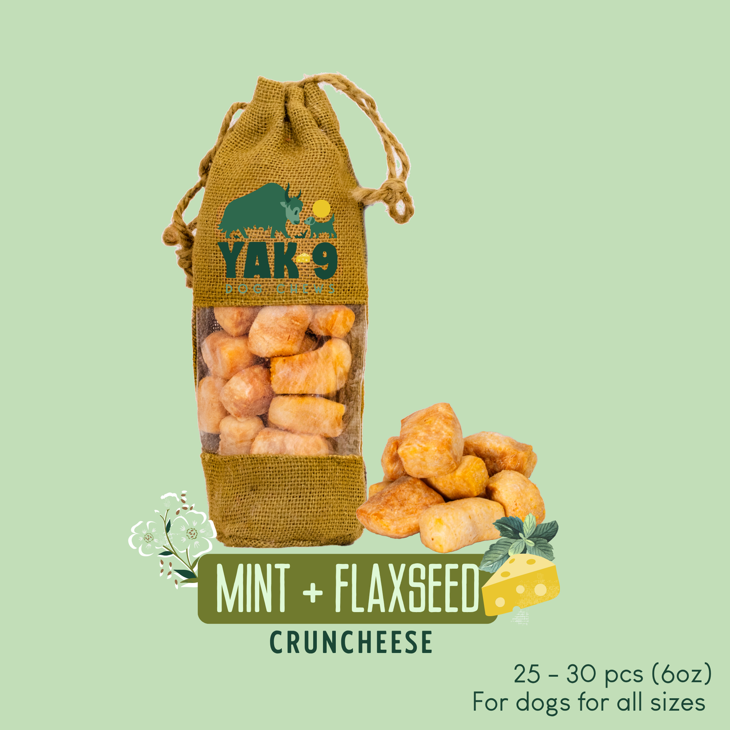 Flaxseed Yak Chews for Dogs