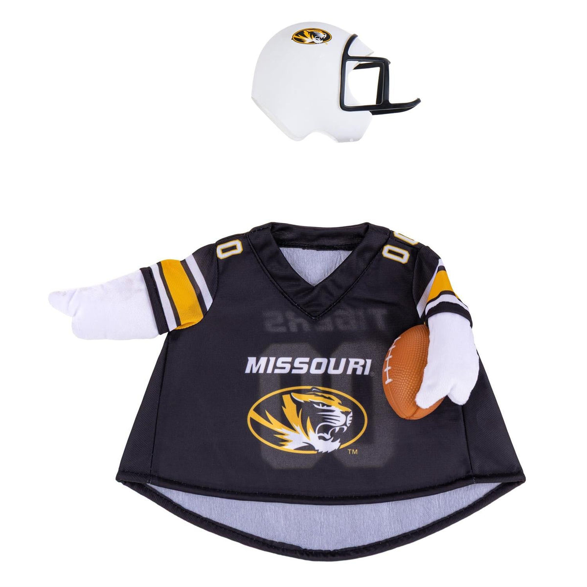 Missouri Tigers Football Porch Goose Outfit for 21 Inch Goose